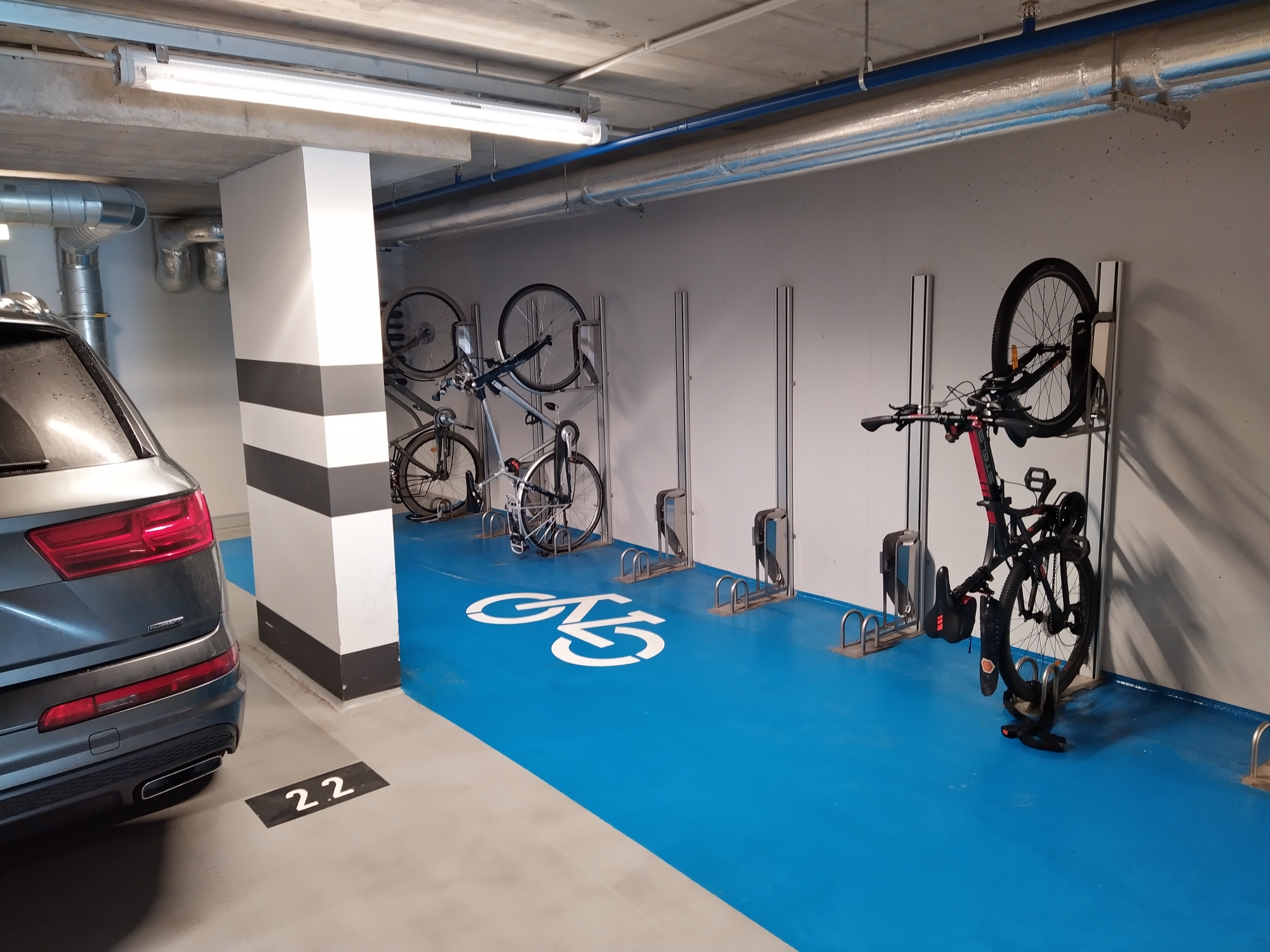 thumbnail image 2 of PARKIS Bike Rack Lift - Automatic Vertical Bike Parking, Saves 40% Space 2 of 3