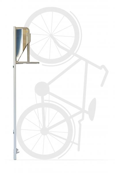 Porte vélo mural pour garer 1 vélo à la verticale - Benito Ini